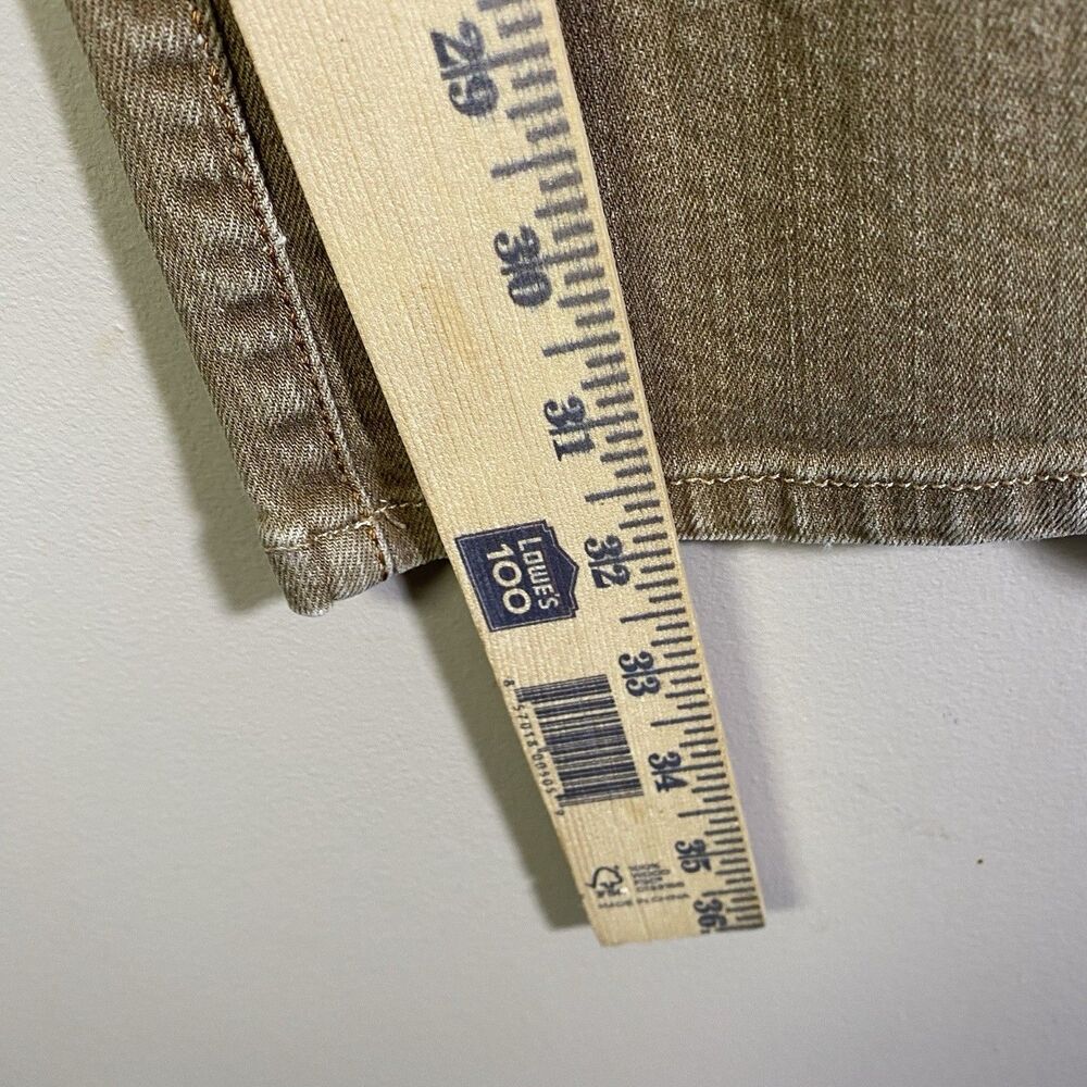 Alberto Jeans Mens 36x32 (Tag 36x34) Taupe Stone Brown Denim Modern Fit - Picture 15 of 16